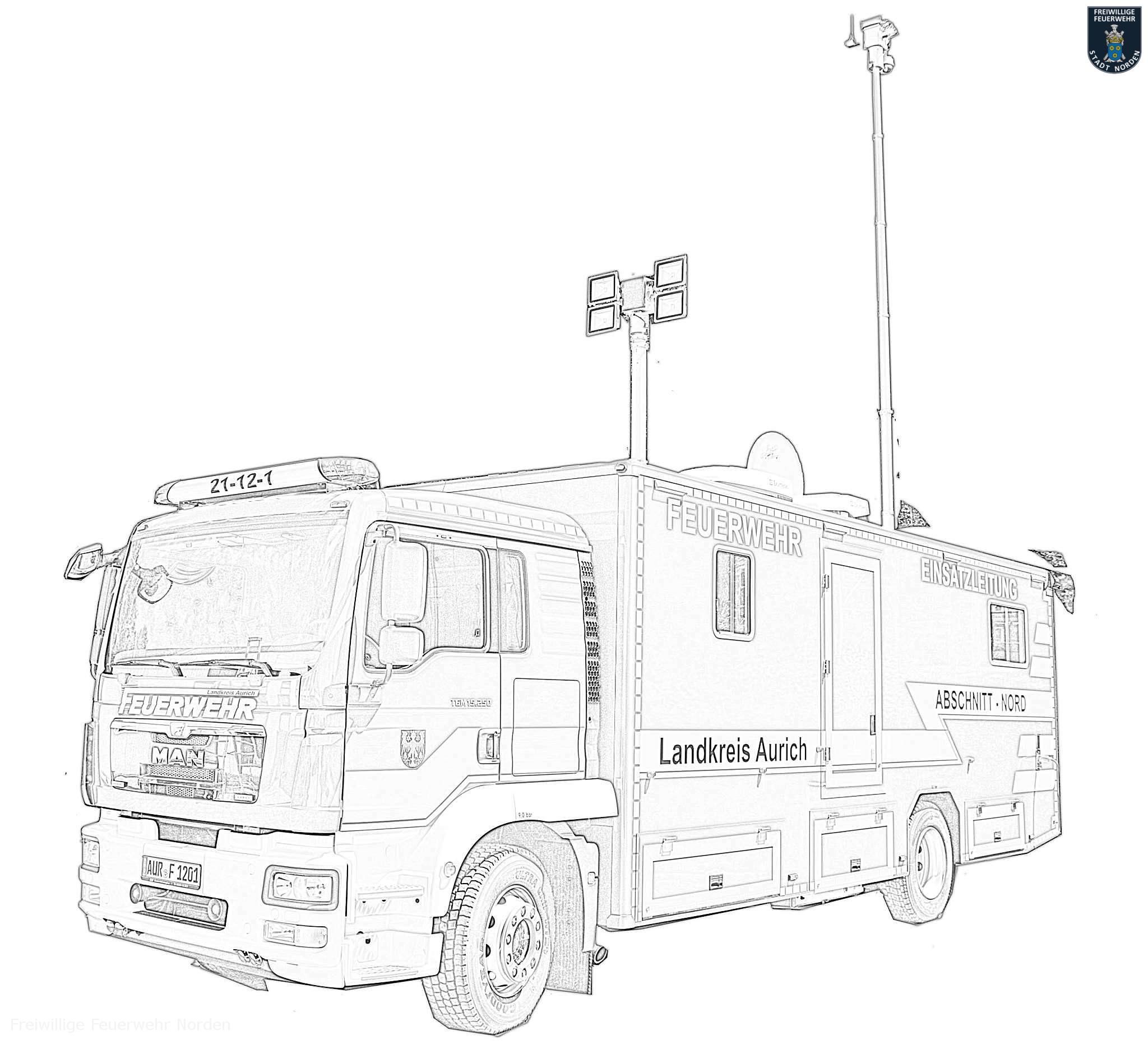Ausmalbilder | Feuerwehr Norden