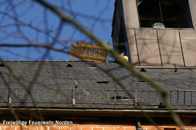 Bergung einer Wetterfahne, 20.02.2011