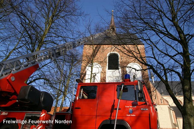 Bergung einer Wetterfahne, 20.02.2011