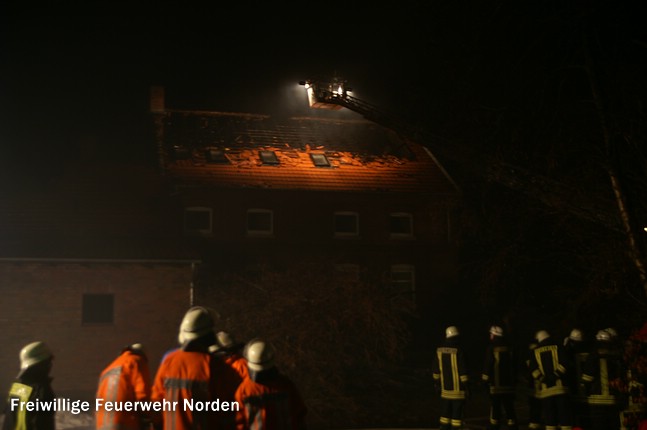 Bauernhofbrand, 05.01.2011
