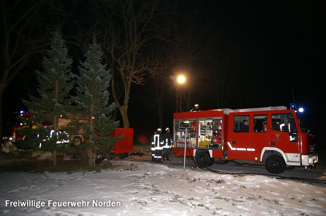 Gebäudebrand, 05.01.2011