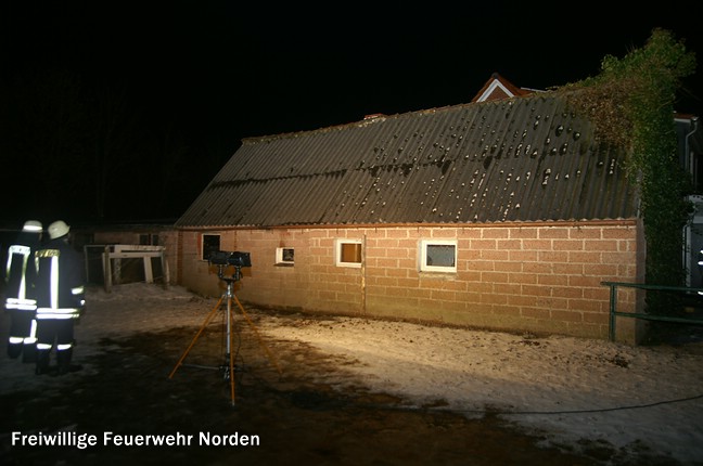 Gebäudebrand, 05.01.2011