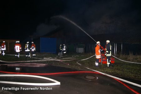 Scheunenbrand, 25.01.2011