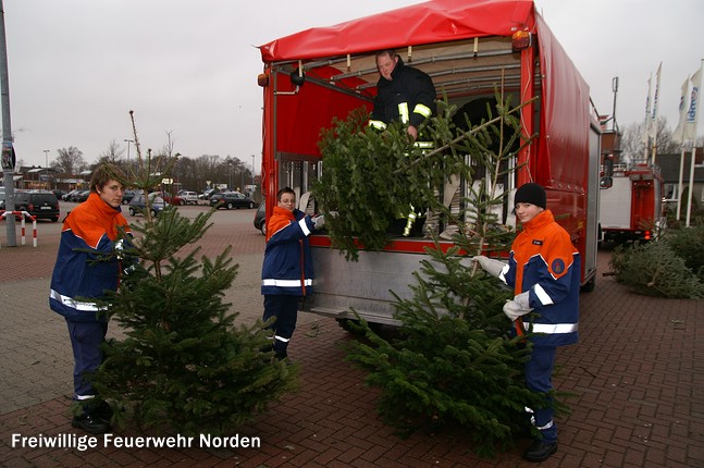 Weihnachstbaumsammelaktion, 15.01.2011