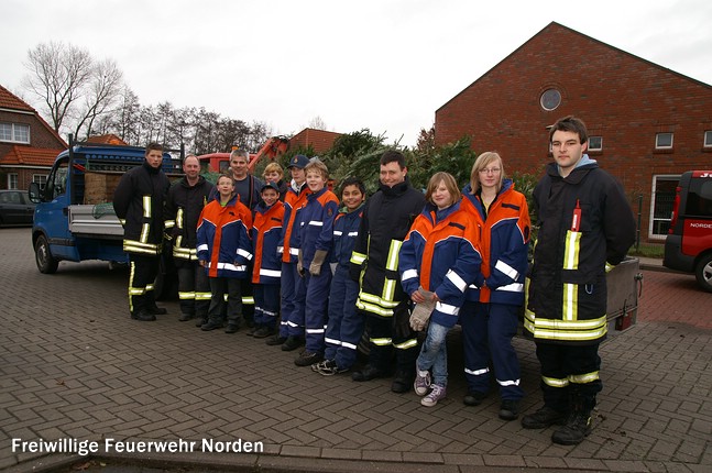 Weihnachstbaumsammelaktion, 15.01.2011