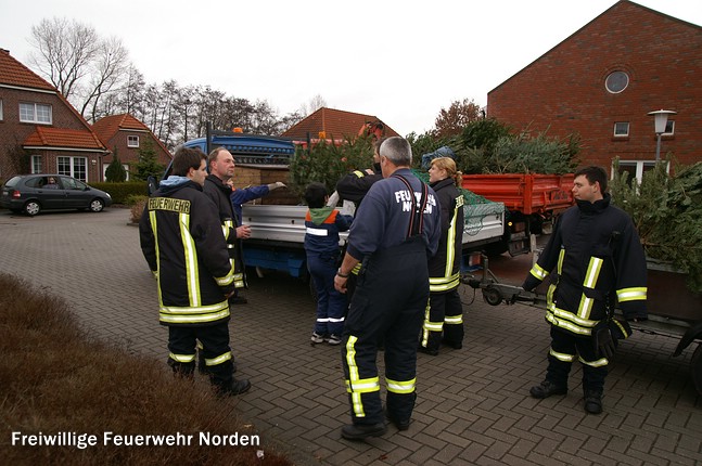 Weihnachstbaumsammelaktion, 15.01.2011