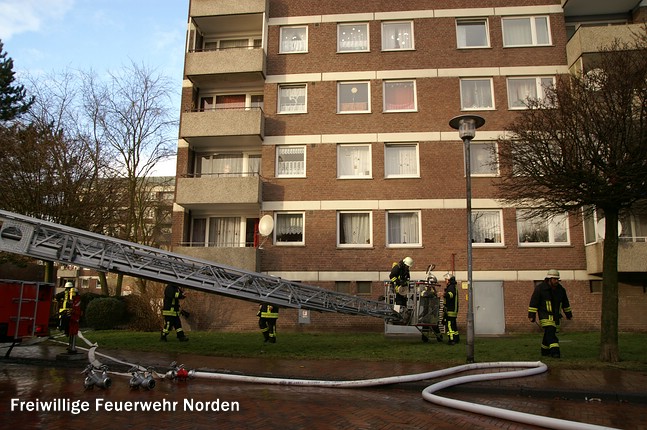 Wohnungsbrand, 02.01.2011