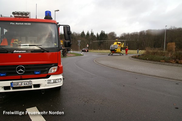 Schwerer Verkehrsunfall, 01.01.2012