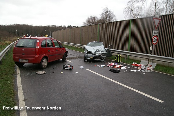 Schwerer Verkehrsunfall, 01.01.2012