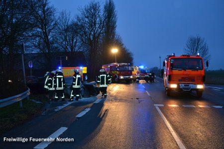 Schwerer Verkehrsunfall, 03.01.2013