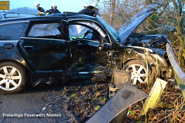 Schwerer Verkehrsunfall, 03.01.2013