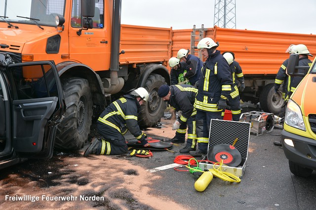 Schwerer Verkehrsunfall, 10.02.2015