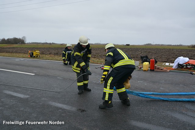 Schwerer Verkehrsunfall, 10.02.2015