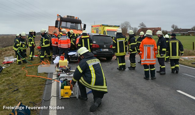 Schwerer Verkehrsunfall, 10.02.2015