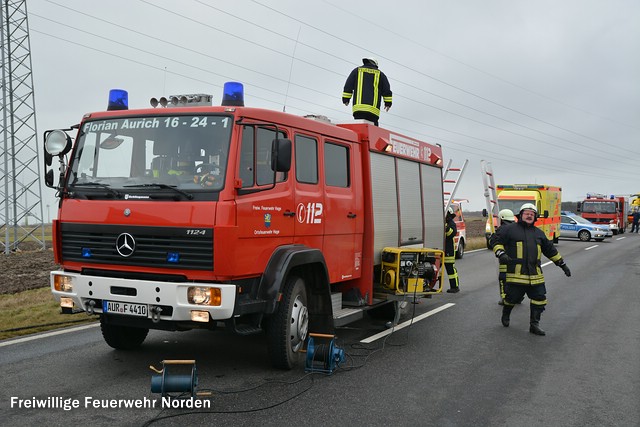 Schwerer Verkehrsunfall, 10.02.2015