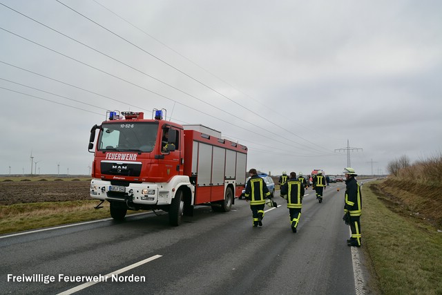 Schwerer Verkehrsunfall, 10.02.2015