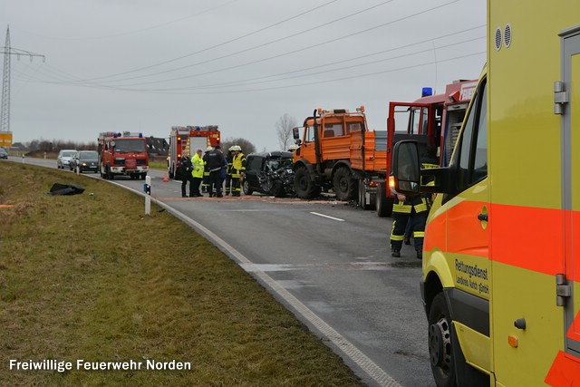 Schwerer Verkehrsunfall, 10.02.2015