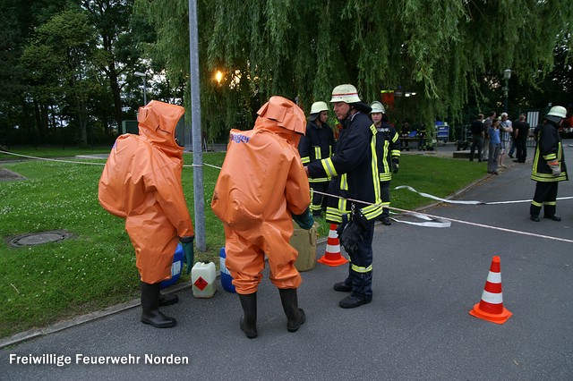 Gefahrstoffübung, 03.07.2012