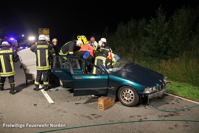 Schwerer Verkehrsunfall, 27.07.2012