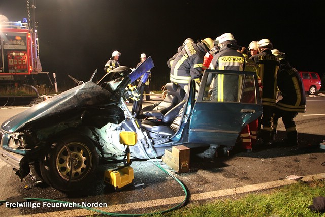 Schwerer Verkehrsunfall, 27.07.2012