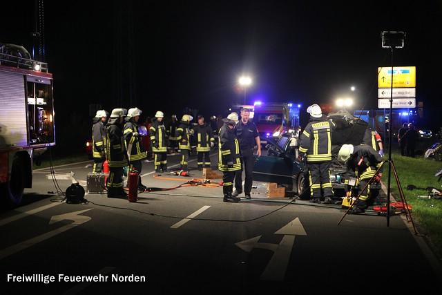 Schwerer Verkehrsunfall, 27.07.2012