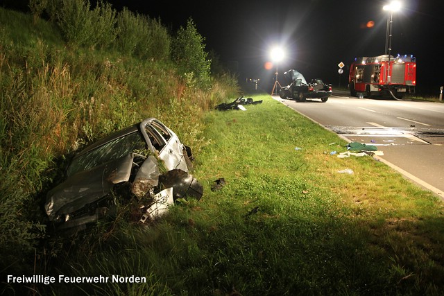 Schwerer Verkehrsunfall, 27.07.2012