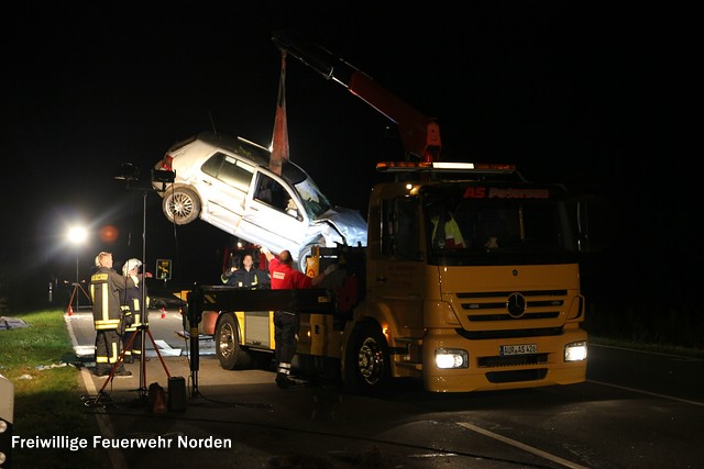 Schwerer Verkehrsunfall, 27.07.2012