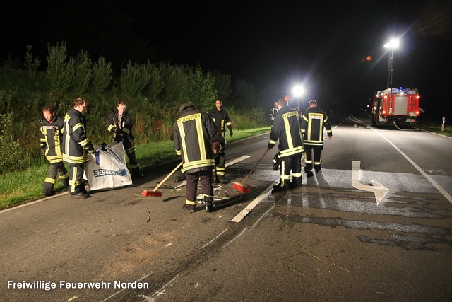 Schwerer Verkehrsunfall, 27.07.2012