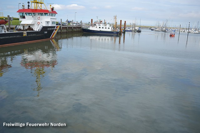 Ölschaden im Norddeicher Hafen, 03.0.2013
