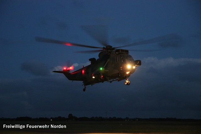 Hubschrauberlandung, 01.07.2014