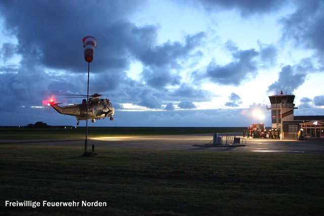 Hubschrauberlandung, 01.07.2014