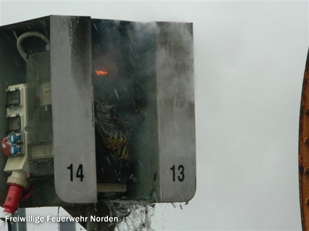 Brand eines Stromverteilerkastens, 24.06.2012