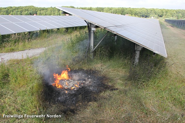 Brand PV-Anlage, 16.06.2014