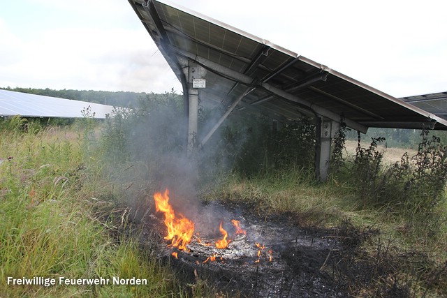 Brand PV-Anlage, 16.06.2014