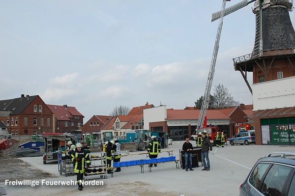 Alarmübung am Norder Tor, 17.03.2012