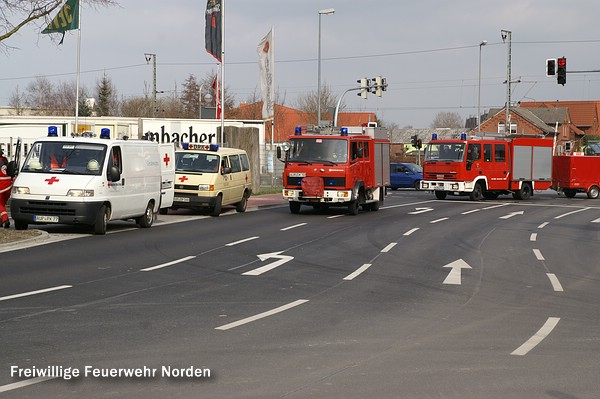 Alarmübung am Norder Tor, 17.03.2012