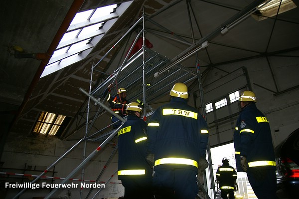 Alarmübung am Norder Tor, 17.03.2012