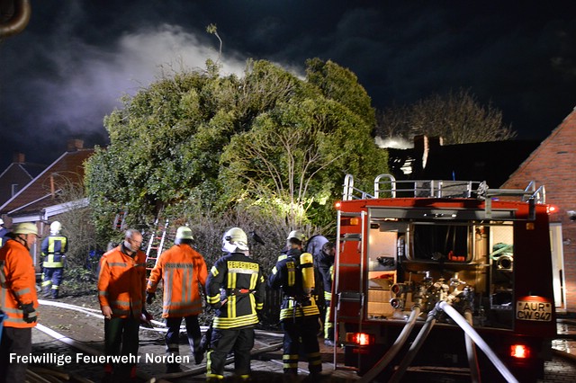 Gebäudebrand Pilsum, 03.03.2015