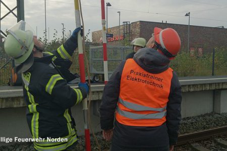 Bahnerdung bei der Feuerwehr, 22.11.2014