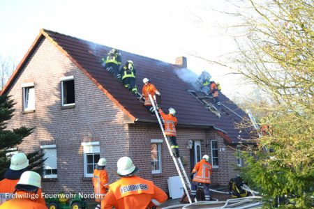 Dachstuhlbrand Berumerfehen, 08.11.2014