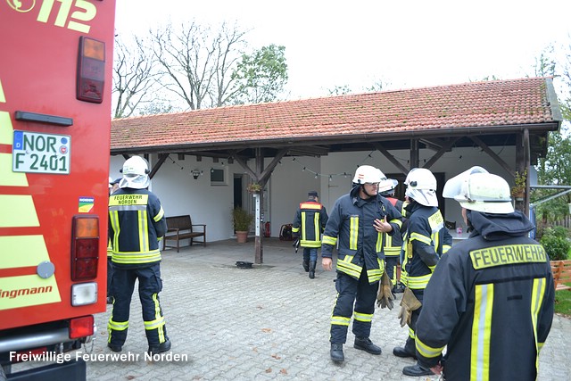 Küchenbrand in Ferienwohnung, 03.11.2014