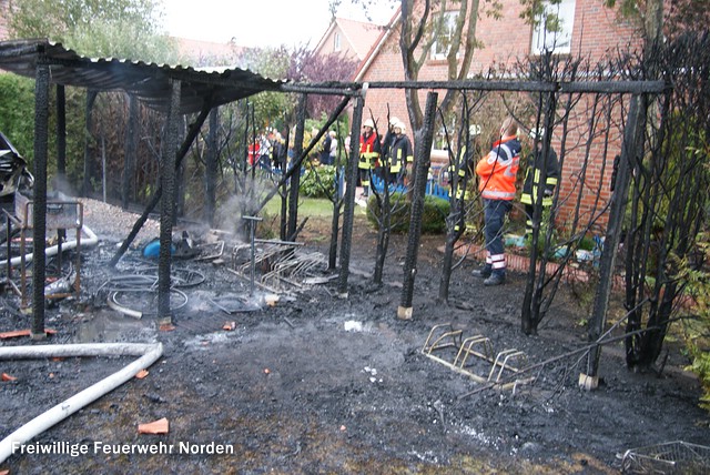 Gebäudebrand, 05.10.2013