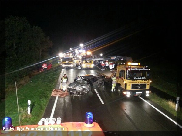 Verkehrsunfall in Osteel, 08.10.2013