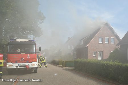 Dachstuhlbrand, 05.10.2015