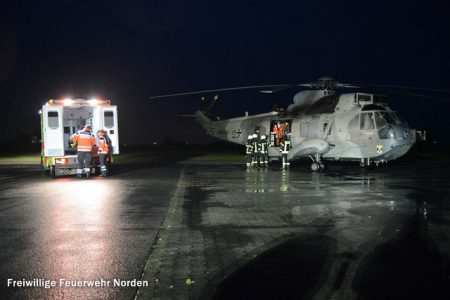 Hubschrauberlandung, 16.10.2015