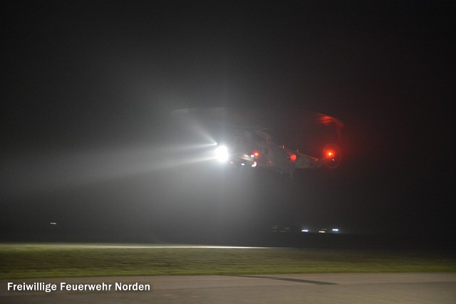 Hubschrauberlandung, 10.10.2015